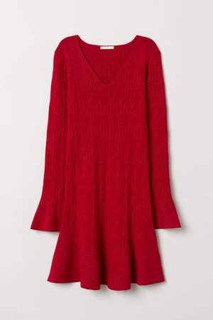 Glittery Dress - Red