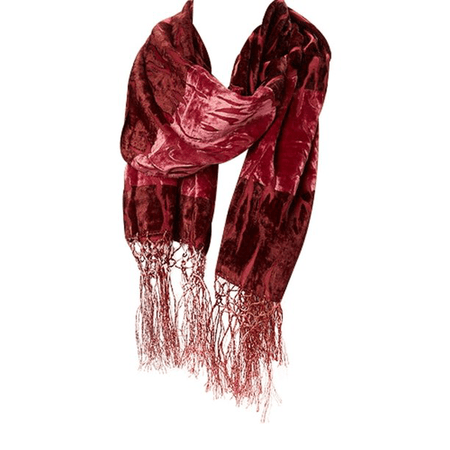 velvet shawl scarf