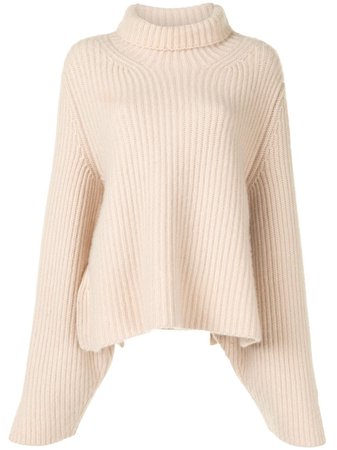 Shop KHAITE Molly knitted high-neck jumper with Express Delivery - FARFETCH