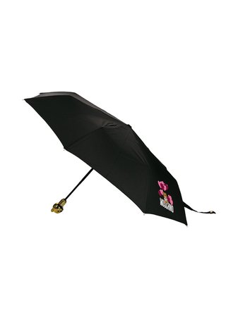 MOSCHINO Teddy motif logo print umbrella