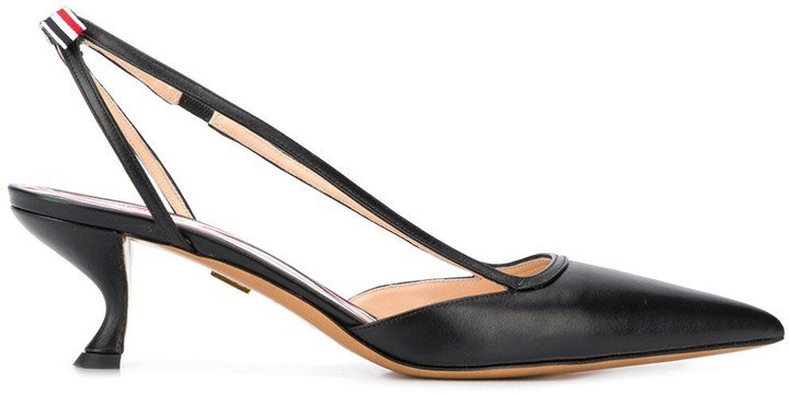 Strappy Pointed Toe Pumps