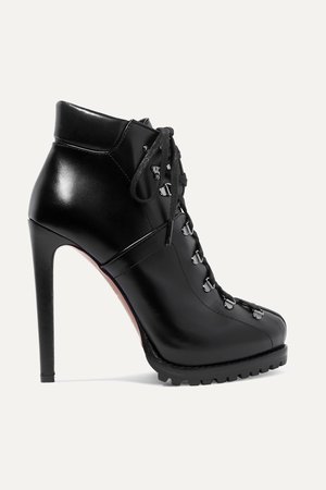 Black 130 leather ankle boots | Alaïa | NET-A-PORTER