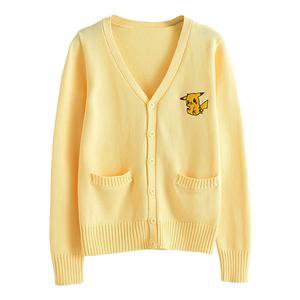 JK Pikachu Embroidered Cardigan Sweater SE20747 – SANRENSE