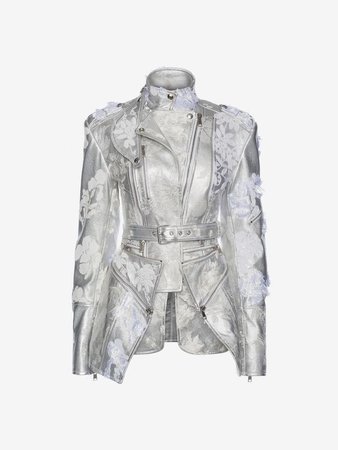 silver jacket