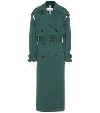 Jersey trench coat
