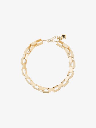 Shop gold Rosantica gold-tone square-link necklace with Express Delivery - Farfetch