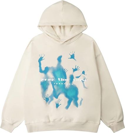 Amazon.com: Vamtac Men’s Novelty Graphic Hoodies Y2k Streetwear Hooded Sweatshirt Pullover Hip Hop Overisized Hoodie Unisex : Clothing, Shoes & Jewelry