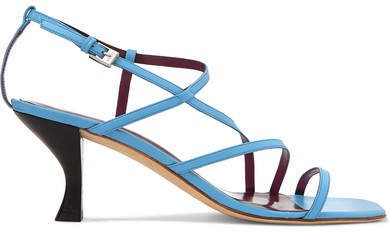 Gita Leather Sandals - Blue