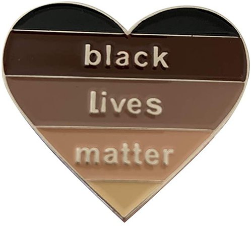 Amazon.com: Prime Creations BLM Enamel Pin, Support the Black Lives Matter Pins for Women & Men, Gifts for BLM advocates | BLM Pins (Silver) : Clothing, Shoes & Jewelry