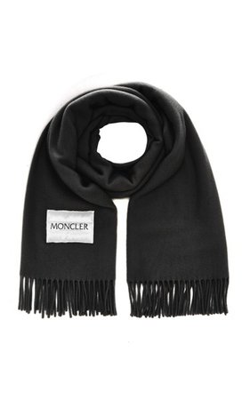 Fringed Wool Scarf By Moncler | Moda Operandi