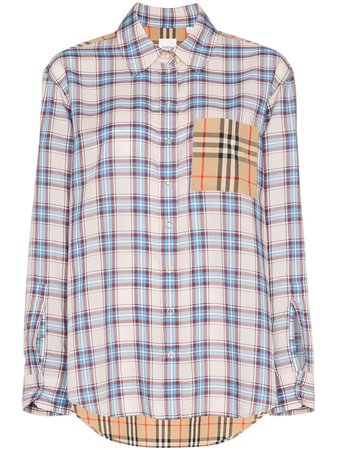 Burberry Payton Contrast Check Shirt | Farfetch.com