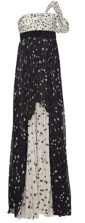 Silvia Tcherassi Salgar Printed Silk Dress Size: S