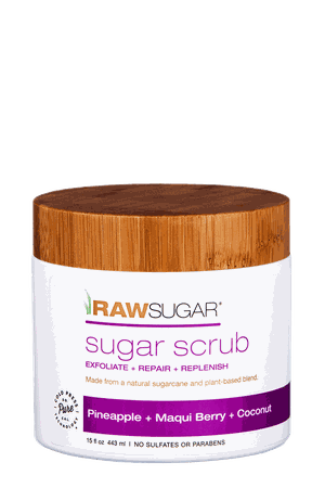 Sugar Scrub – Pineapple + Maqui Berry + Coconut – Raw Sugar Living