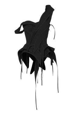 Maticevski asymmetrical corset top