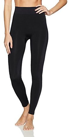 Amazon.com: Amazon Brand - Arabella Women's Shine and Matte Seamless Shapewear Legging, Black, Small: Clothing