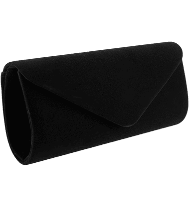 black velvet clutch