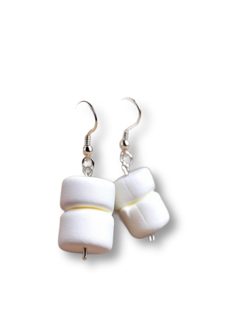 Marshmallow drop earrings jewelry Eysy