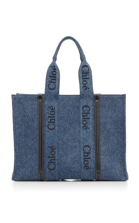 Woody Denim Tote Bag By Chloé | Moda Operandi