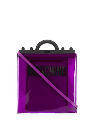 Moschino Flat Shopper Tote Bag | Farfetch.com