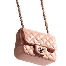 pink quilted chanel bag -