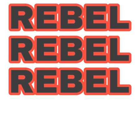 rebel Sticker by London or EMJ idc what you call me🔗