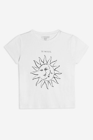 TALL 'Le Soleil' T-Shirt | Topshop white