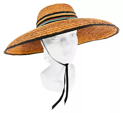 1930s Woven Straw Sun Hat For Sale at 1stDibs | 1930s straw hat, 1930s sun hat, 1930s womens hats