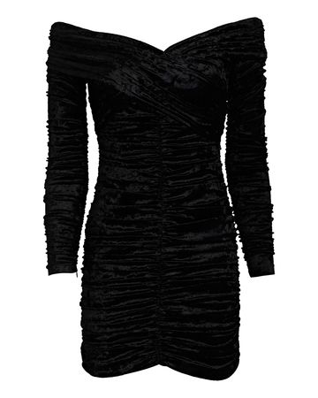 Ronny Kobo Grownly Mini Dress In Black | INTERMIX®