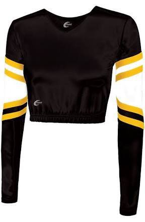 black and gold cheer uniforms - Google Search