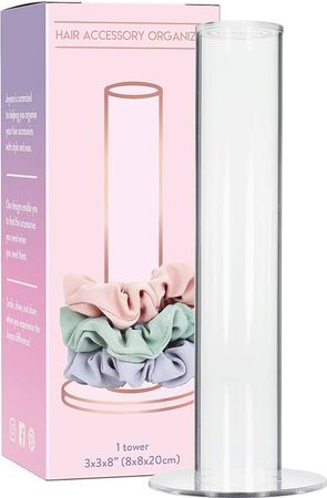 Amazon.com : Joyora Acrylic Scrunchie Holder Stand, Cute Room Decor for Teen Girl Gifts, The Perfect Scrunchy Display Organizer (1) : Beauty & Personal Care