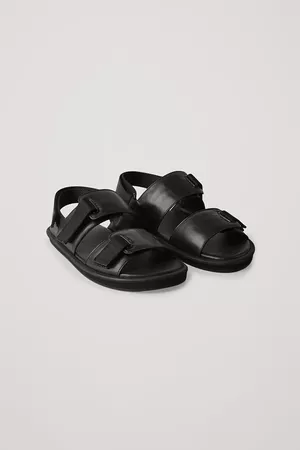CHUNKY LEATHER SANDALS - black - Shoes - COS US