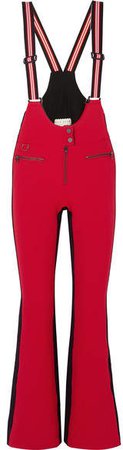 Kris Striped Bootcut Ski Pants - Red