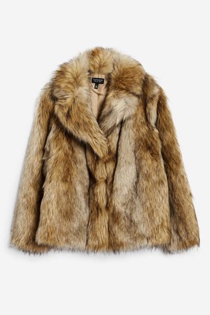 TALL Vintage Faux Fur Coat - Jackets & Coats - Clothing - Topshop
