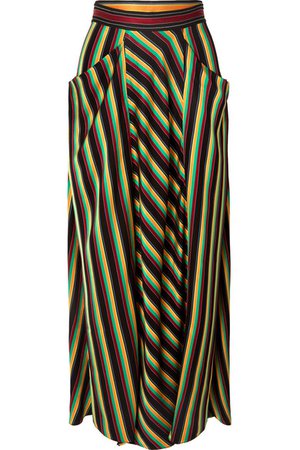 3.1 Phillip Lim | Striped satin maxi skirt | NET-A-PORTER.COM