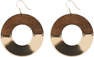 wood earrings