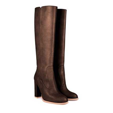 brown heel boots - Google Search