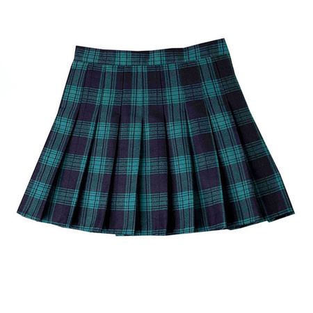 Japanese Style Kawaii Plaid Pleated Skirt Korean Preppy Harajuku Vintage High Waist Mini Skirt School Uniform E-girl Streetwear – Skirts – y2kaesthetic
