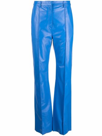 Drome straight-leg Leather Trousers