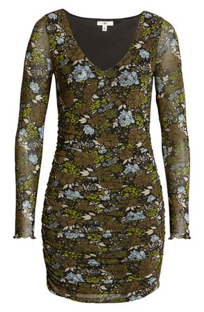 BP. Ruched Long Sleeve Body-Con Dress | Nordstrom