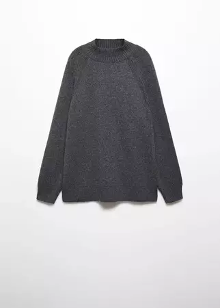 Oversized perkins-neck sweater - Women | Mango USA