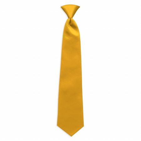 Perfect Tux Boy's Satin Gold Pre-Tied Tie for Baby Toddler Children | Perfect Tux