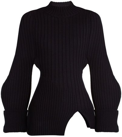 Jacquemus La Maille Pablo ribbed-knit wool sweater