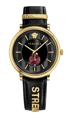 Versace Black & Gold Watch