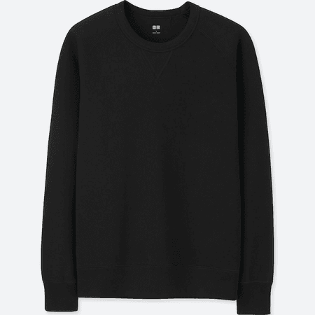 uniqlo black sweatshirt