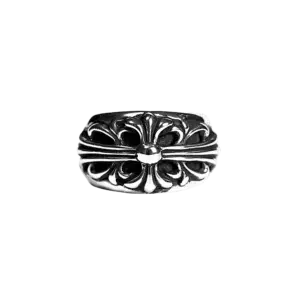 CHROME HEARTS DOUBLE FLORAL RING
