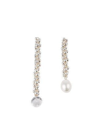 Shop Alighieri The Reunion Of The Stars pearl-detail drop earrings with Express Delivery - FARFETCH