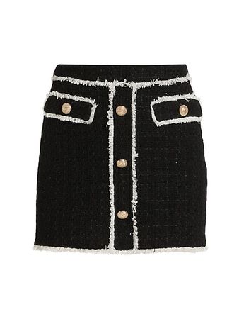Shop Generation Love Nessa Contrast Tweed Skirt | Saks Fifth Avenue