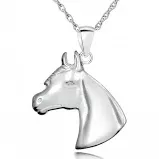 horse necklace silver