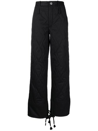 Dion Lee Quilted straight-leg Trousers - Farfetch