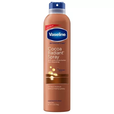 Vaseline Intensive Care Cocoa Radiant Spray Moisturizer 6.5 Oz : Target